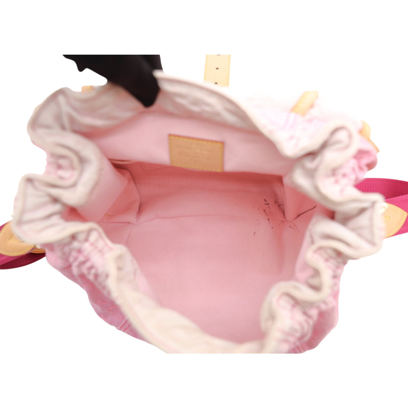 Louis Vuitton Sunshine Denim Crossbody Bag In Rose Pink