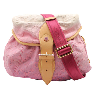 Louis Vuitton Sunshine Denim Crossbody Bag In Rose Pink