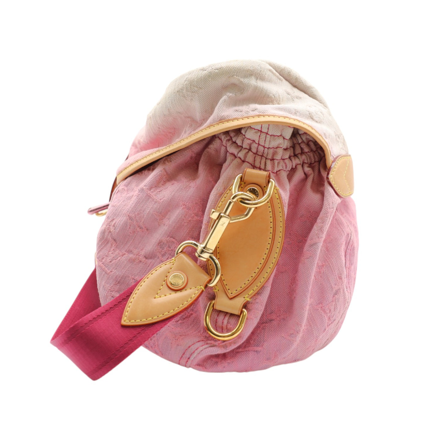 Louis Vuitton Sunshine Denim Crossbody Bag In Rose Pink