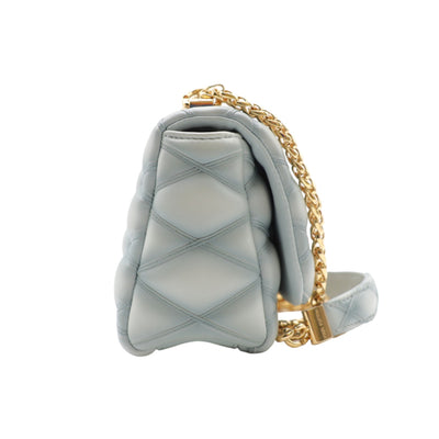 Louis Vuitton GO-14 MM Malletage Lambskin Crossbody Bag In Grey