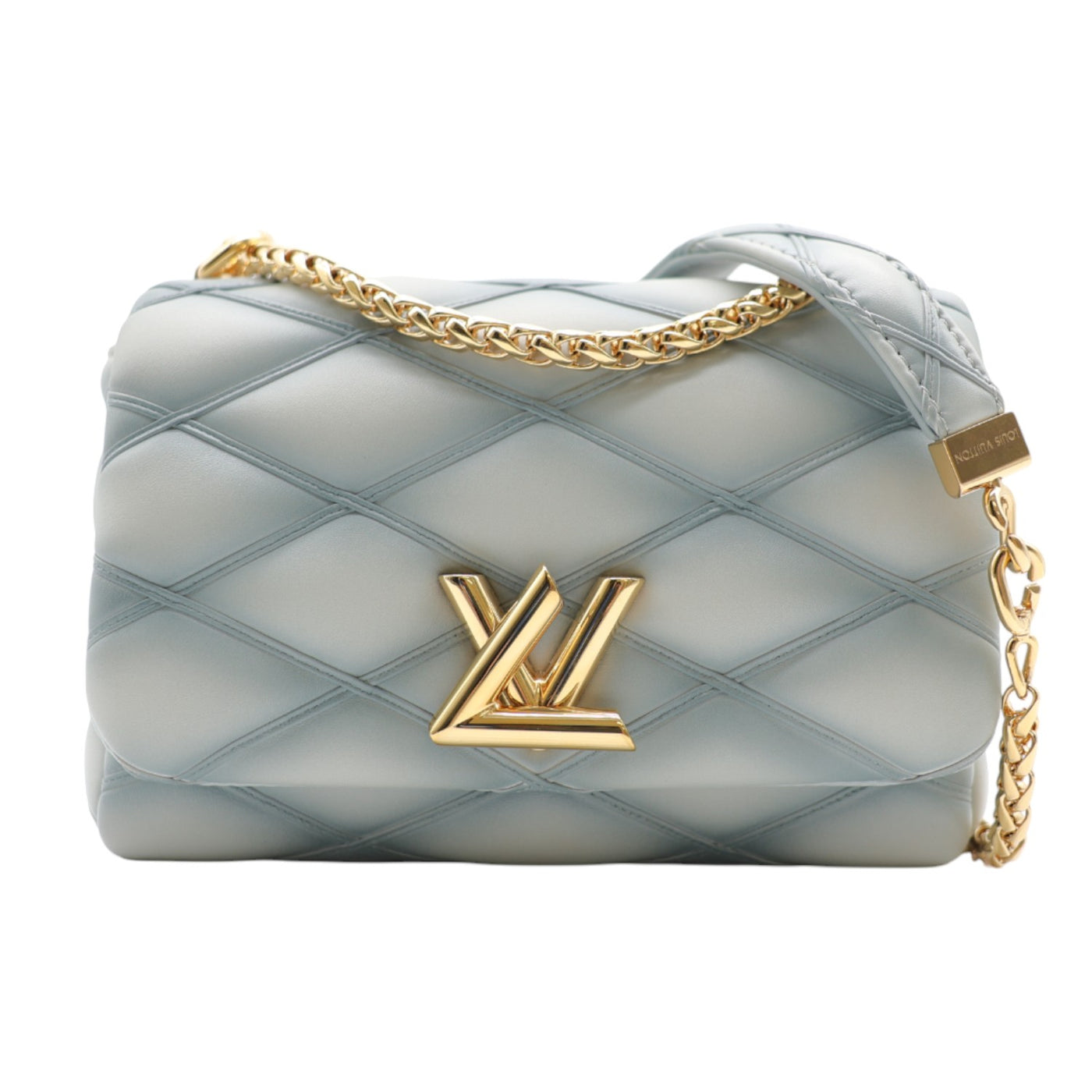 Louis Vuitton GO-14 MM Malletage Lambskin Crossbody Bag In Grey