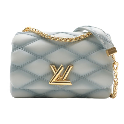 Louis Vuitton GO-14 MM Malletage Lambskin Crossbody Bag In Grey