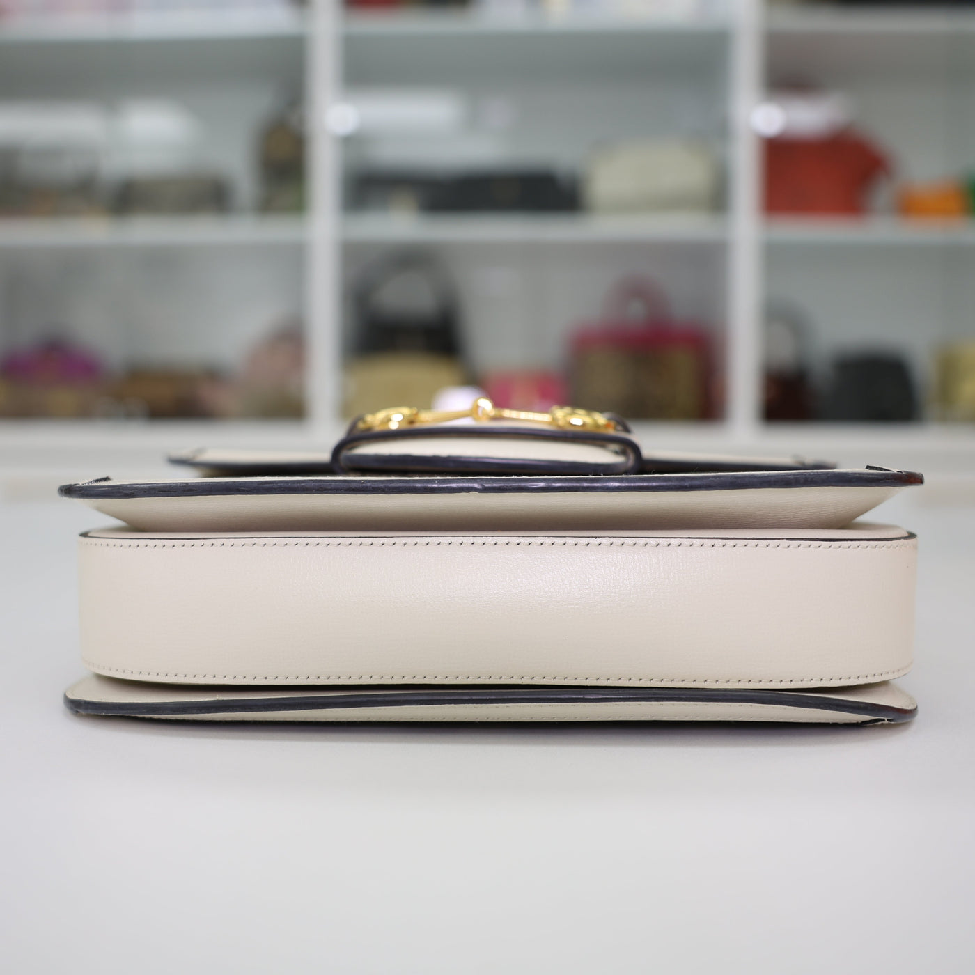 Gucci Horsebit 1955 GG Supreme Monogram Canvas Shoulder Bag