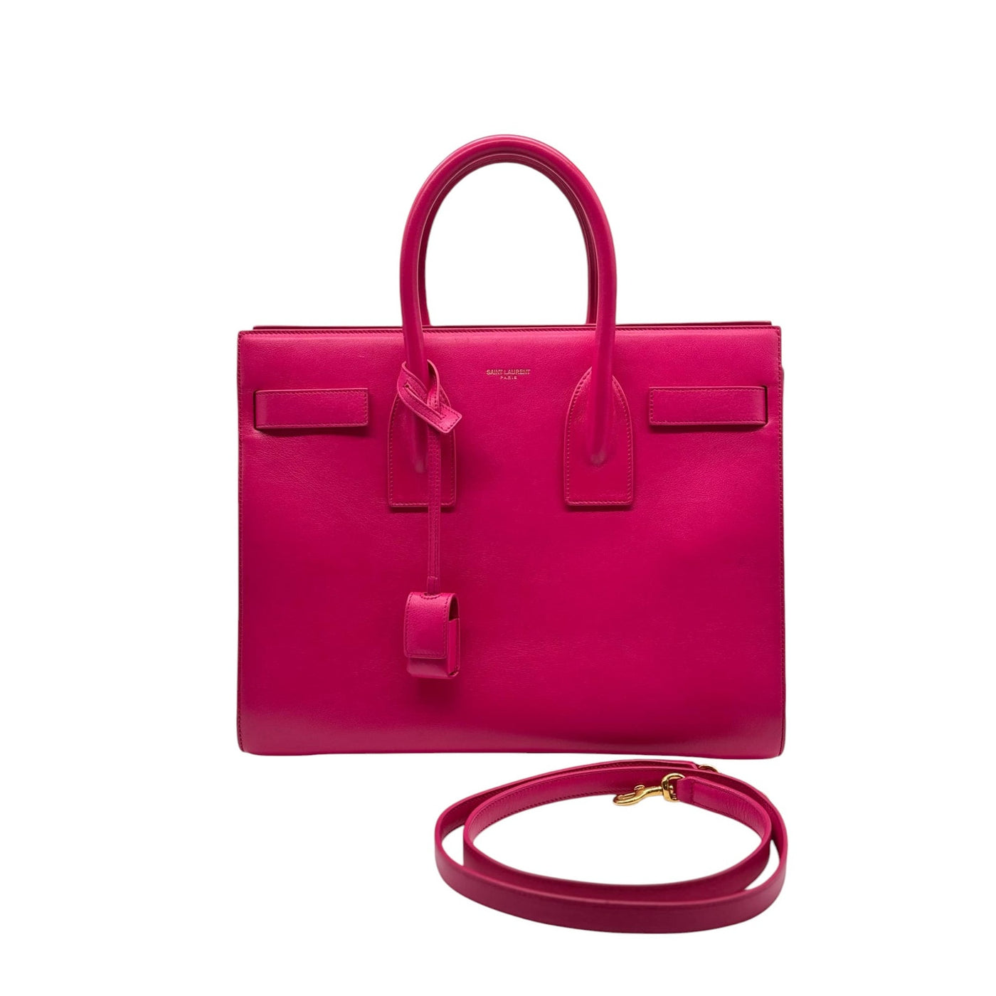 Bolso de mano rosa Sac De Jour de Saint Laurent