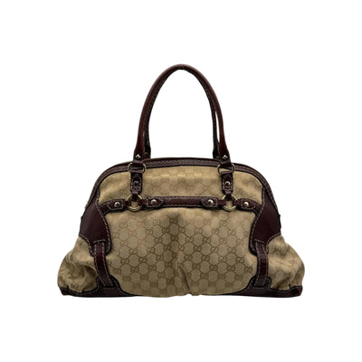 Bolso de mano grande para mujer GUCCI 537218 en color marrón