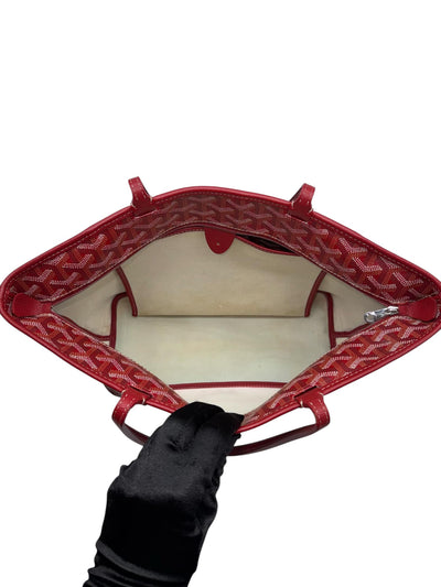 GOYARD Red Saint Louis PM Tote Bag