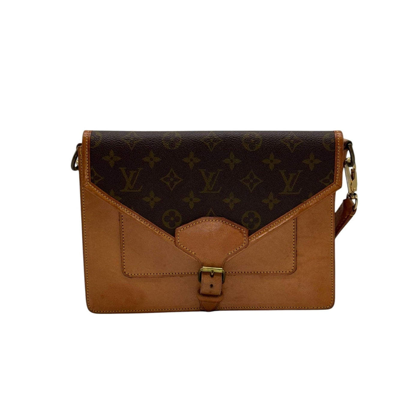 Louis Vuitton Vintage Sac Biface Monogram in Brown