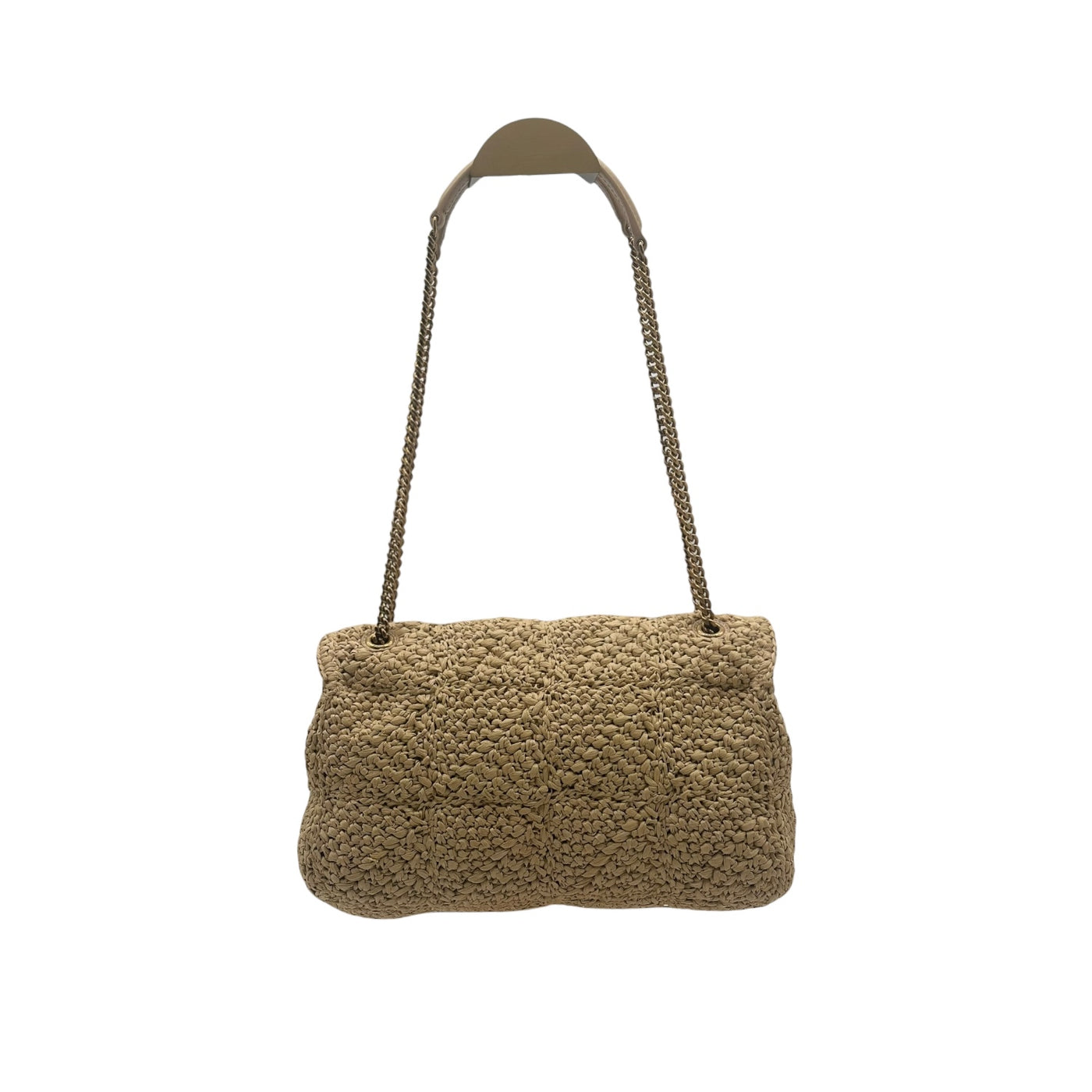 YSL Raffia Chain Handbag