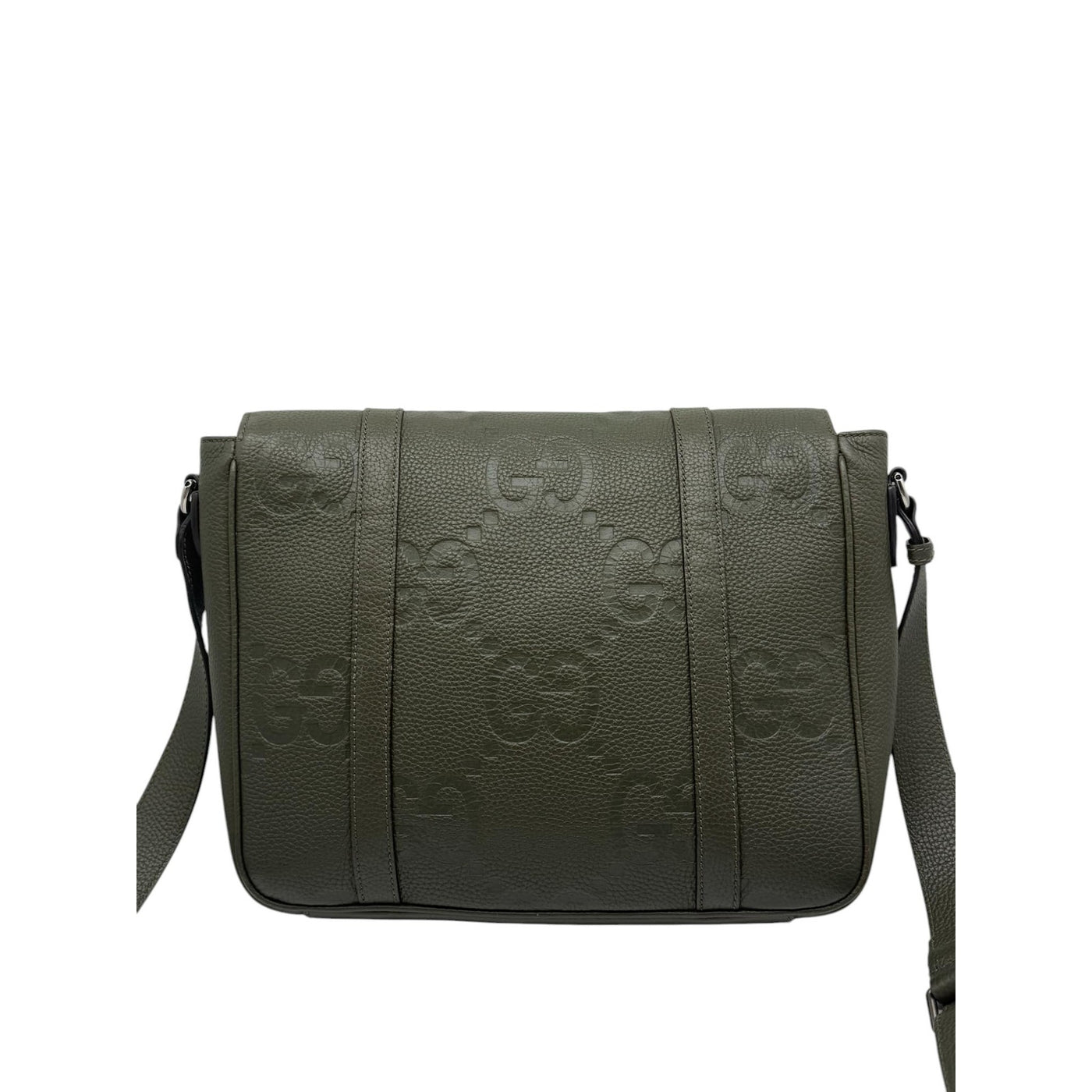 Gucci GG 760234 Medium Messenger Bag in Green - Women's Shoulder Bag