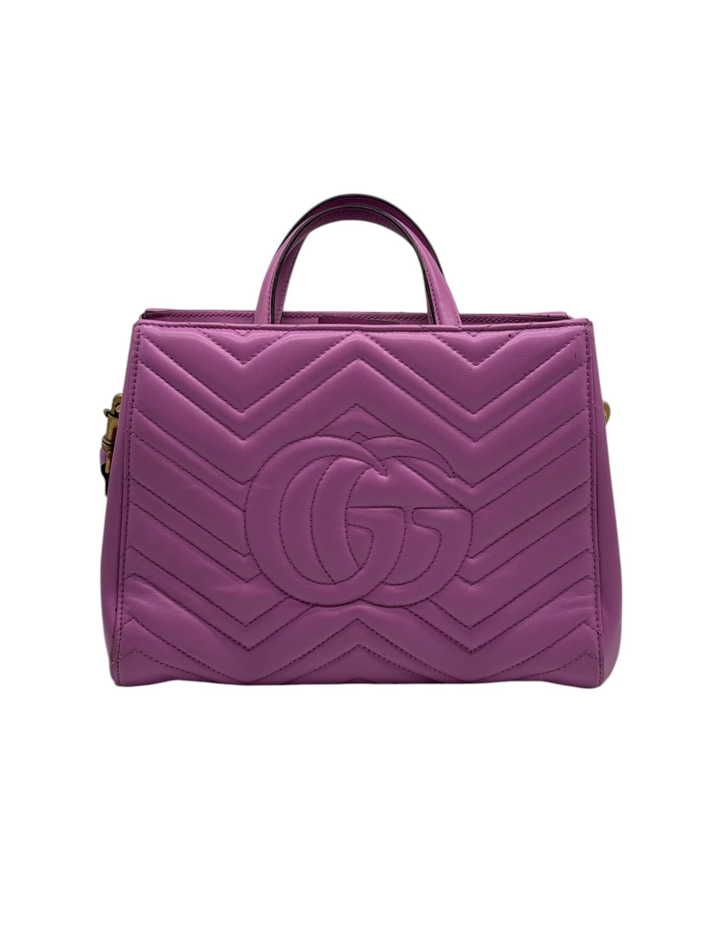 Bolso tote GUCCI GG Marmont Matelasse en morado