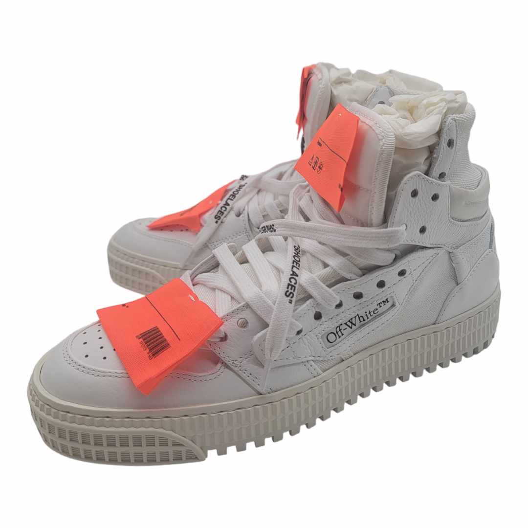 Off White Leather White Sneakers