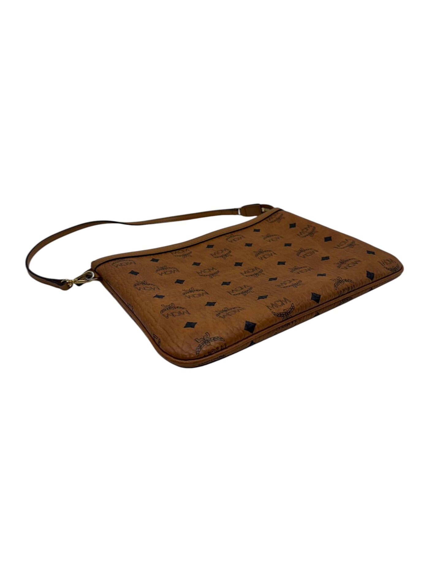 MCM Monogram Clutch in Brown