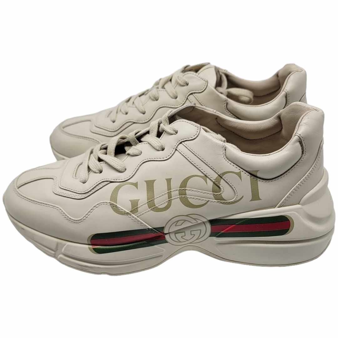 Gucci Rhython Leather Trainers Sneakers