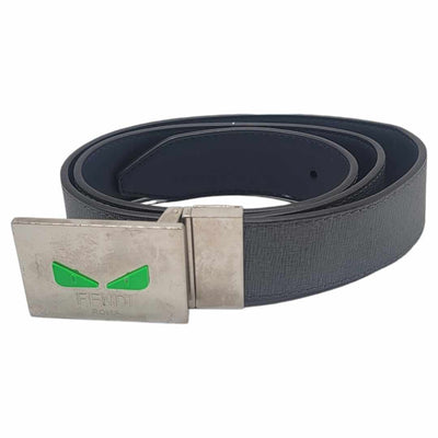 Fendi Monster Eyes Reversible Leather Belt