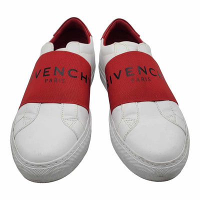 Givenchy White/Red Urban Street Logo Sneakers