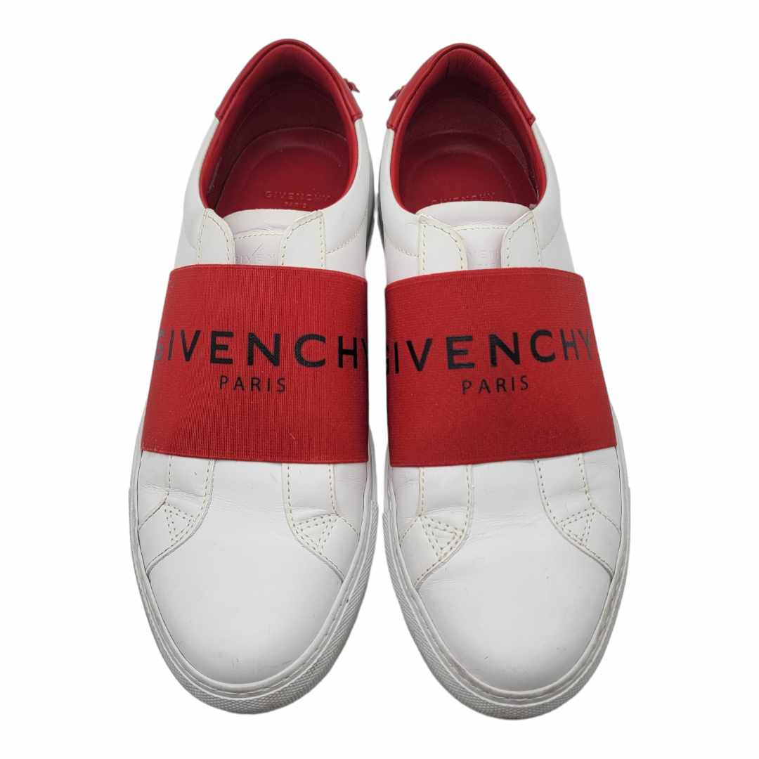 Givenchy White/Red Urban Street Logo Sneakers