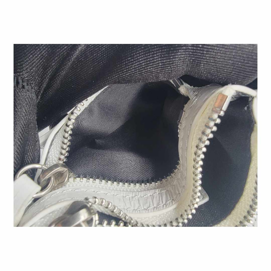 Balenciaga  Le Cagole Texas Shoulder Bag In White Faux Leather
