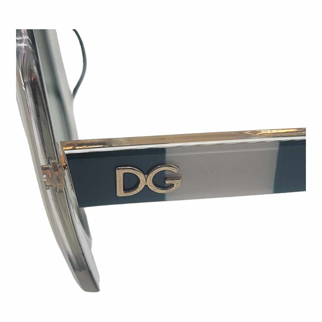 Dolce & Gabbana Retro Striped Square Sunglasses DG4263 3026/8E 50 25 140 2N