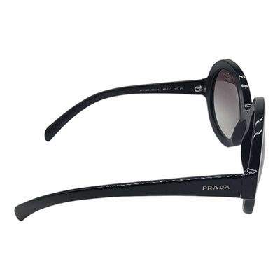 Prada Black Round Shape Sunglasses SPR 06R 56 21 1AB-OA7 140 2N