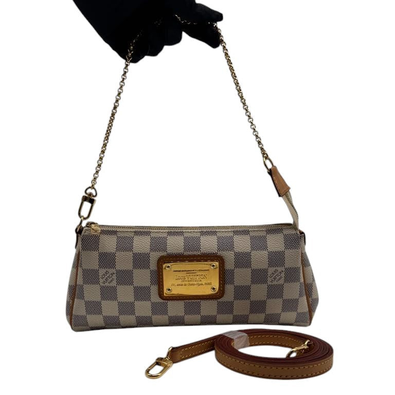 Louis Vuitton Damier Azur Eva Pochette in Beige