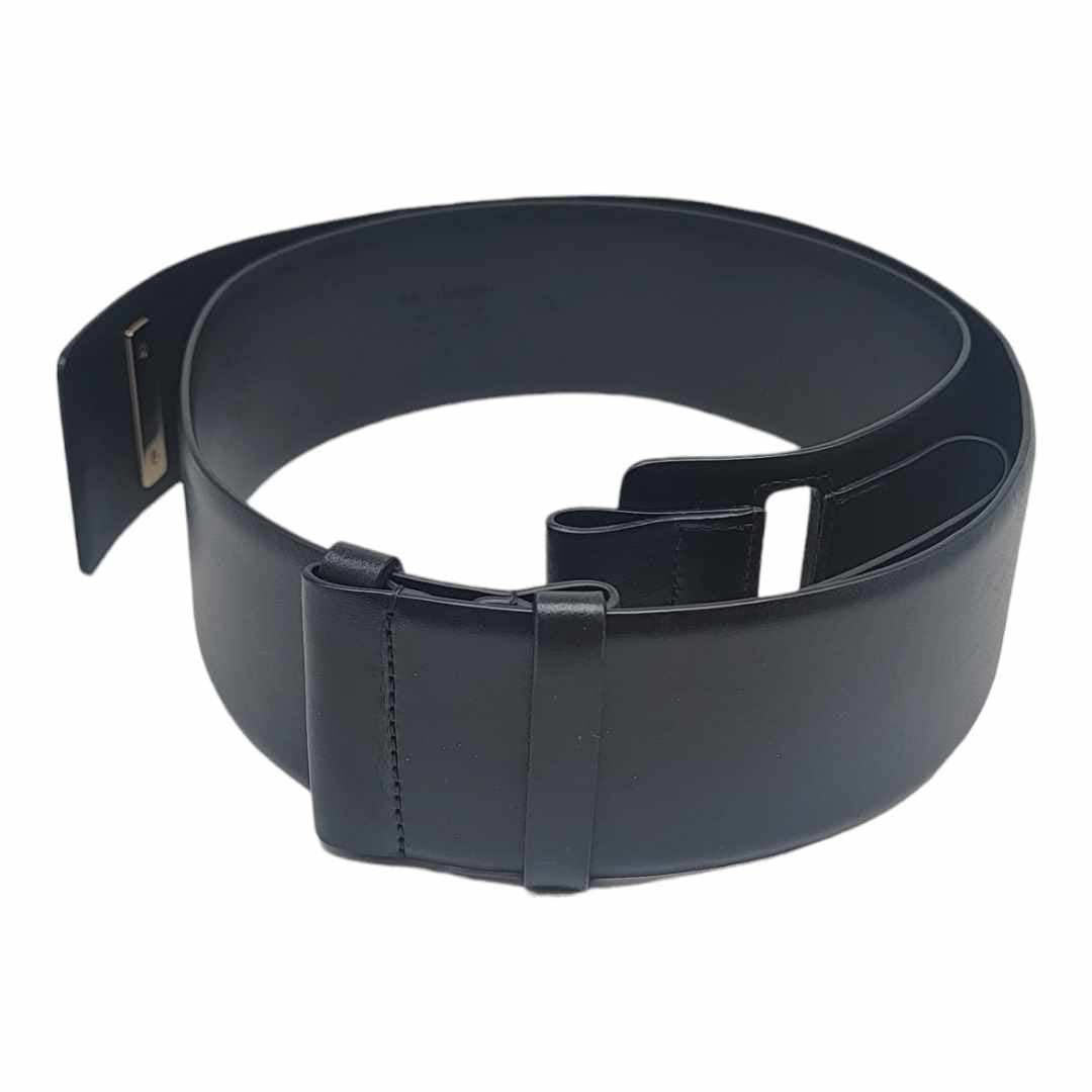 Ferragamo Black Leather Belt