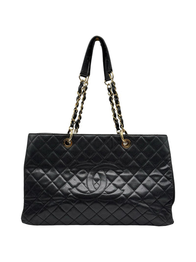 CHANEL Women's Large Shoulder Bag In Black