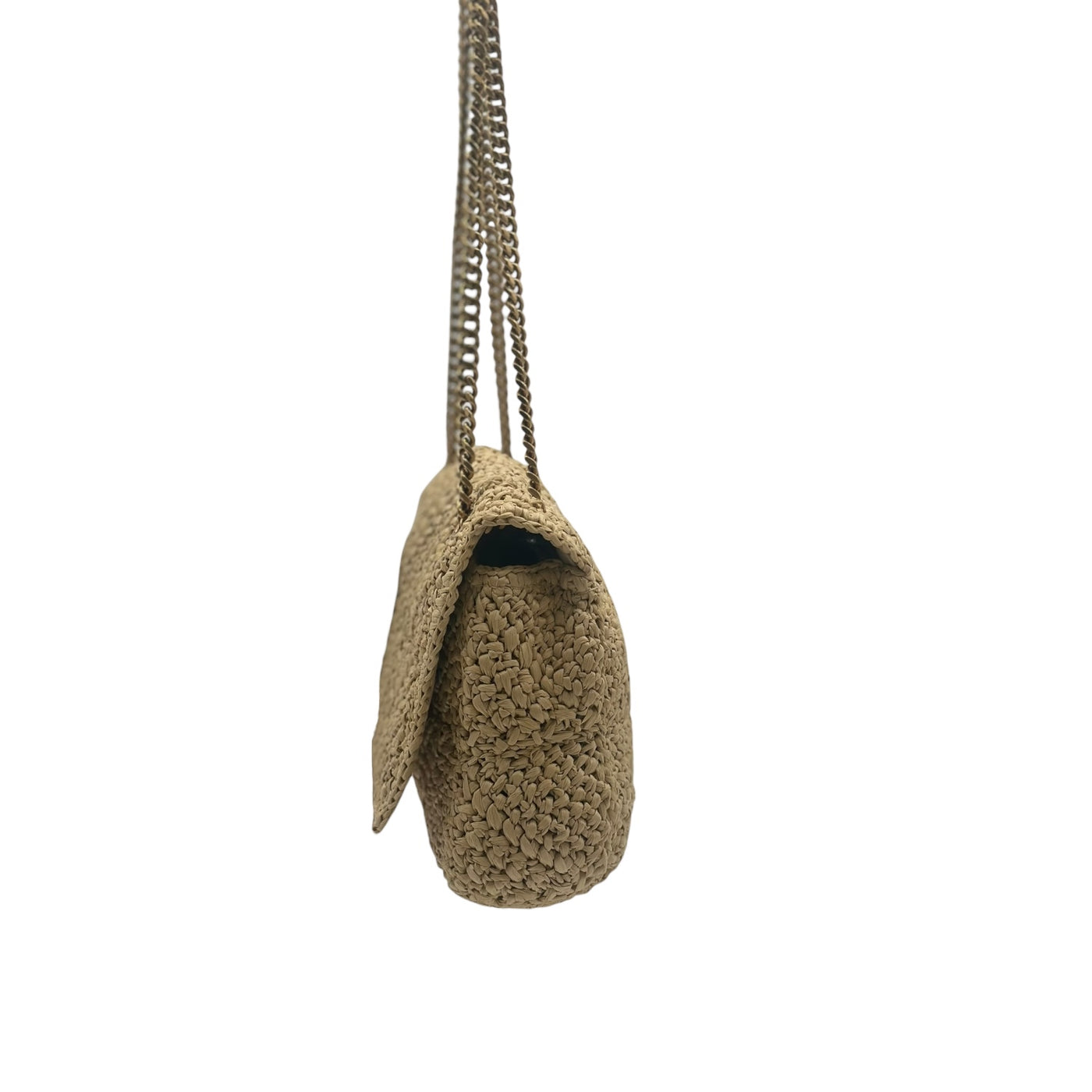 YSL Raffia Chain Handbag