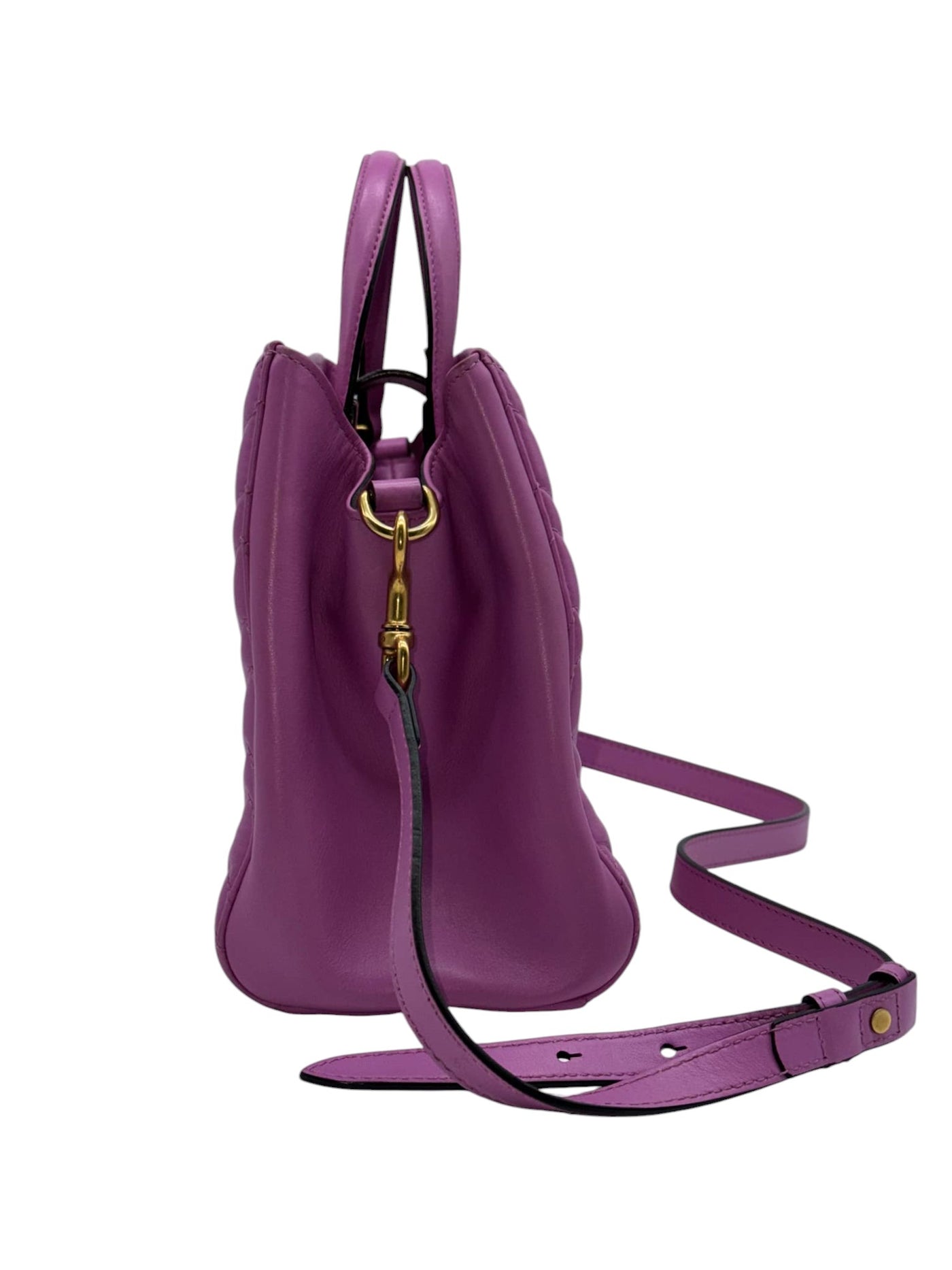 Bolso tote GUCCI GG Marmont Matelasse en morado