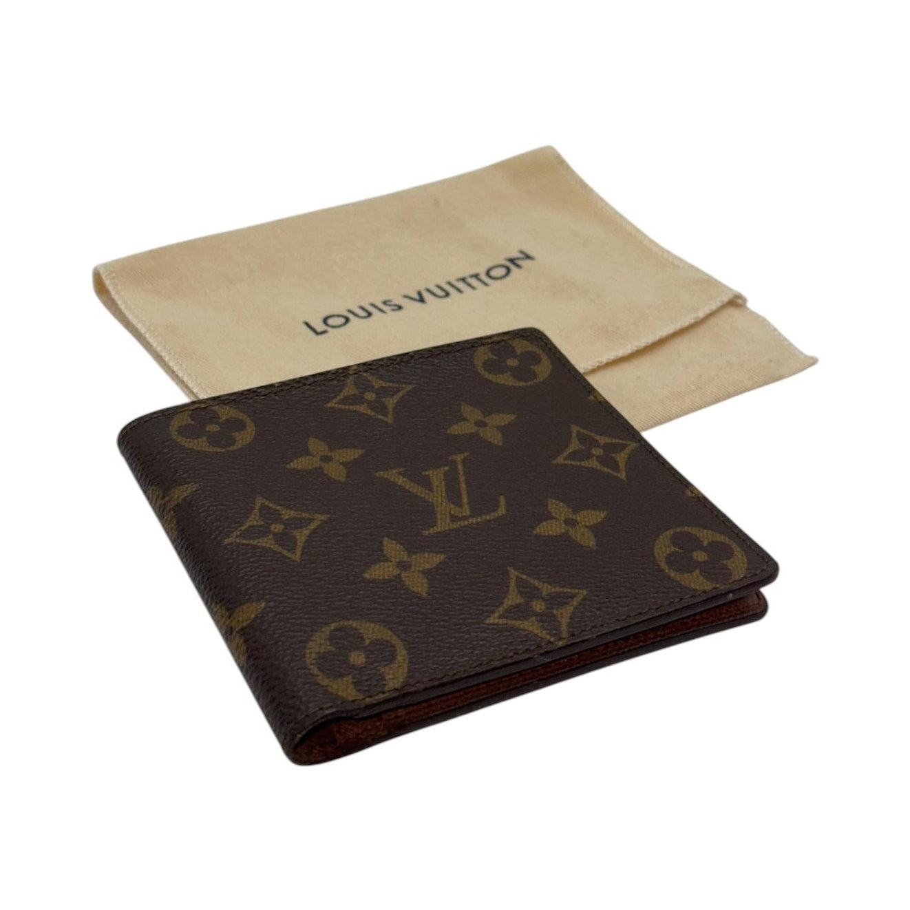 Louis Vuitton Men's Brown Leather Wallet - Classic Style