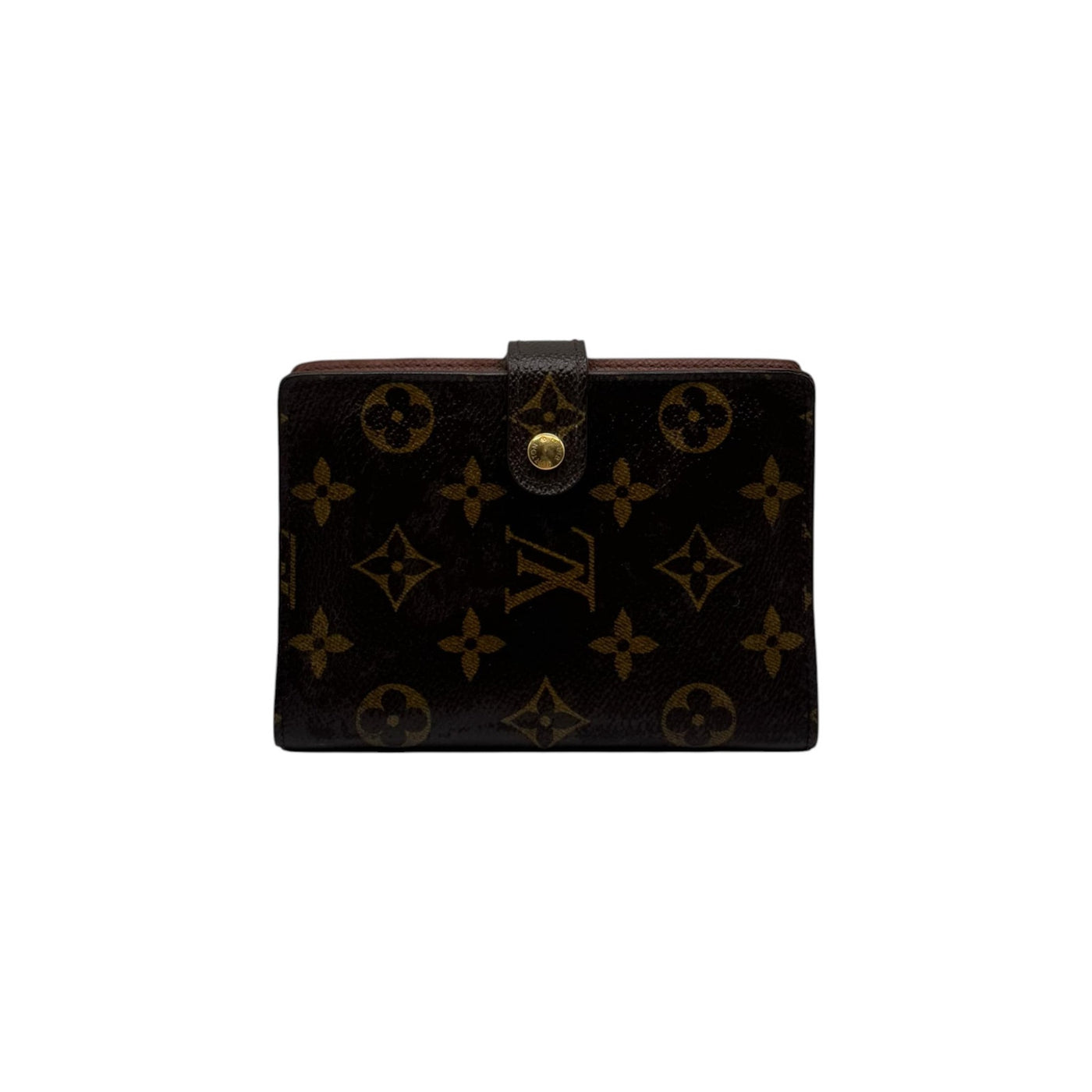 Louis Vuitton Women's Monogram Kisslock Wallet in Brown - Perfect for Any Occasion