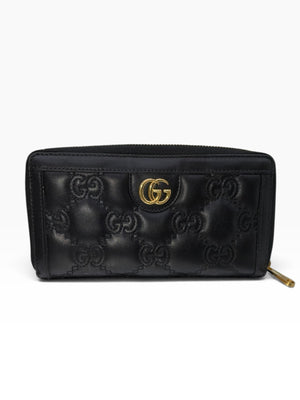 Gucci Zip Around Wallet GG Matelasse