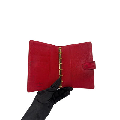 Cartera plegable Louis Vuitton en color rojo