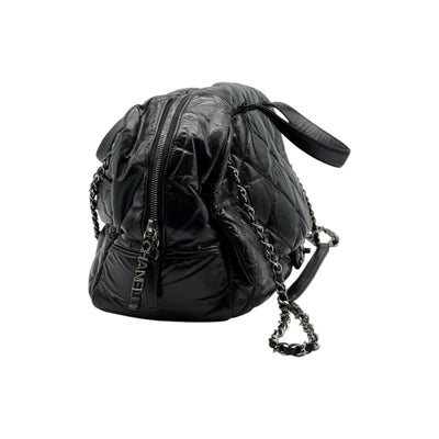 CHANEL Large Express Bowling Flap Bag in Black