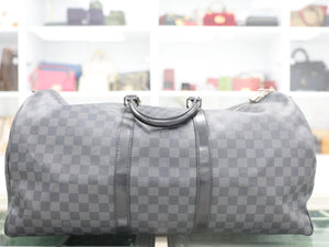 Louis Vuitton LEATHER Travel Bags HANDBAG KEEPBALL 55