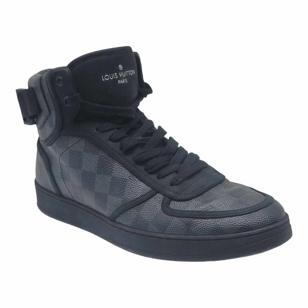 Louis Vuitton Rivoli Sneaker Boots Damier Black