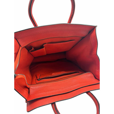 Bolso de mano Celine Nano en color rojo