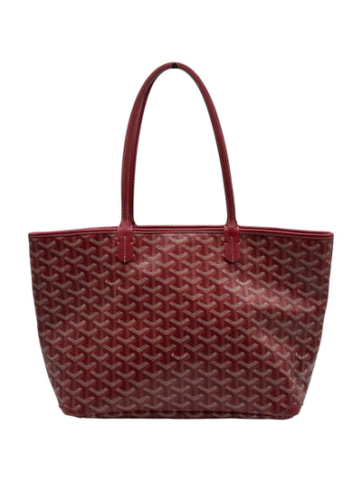 GOYARD Red Saint Louis PM Tote Bag