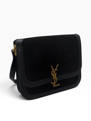 Saint Laurent Suede Solferino Medium
