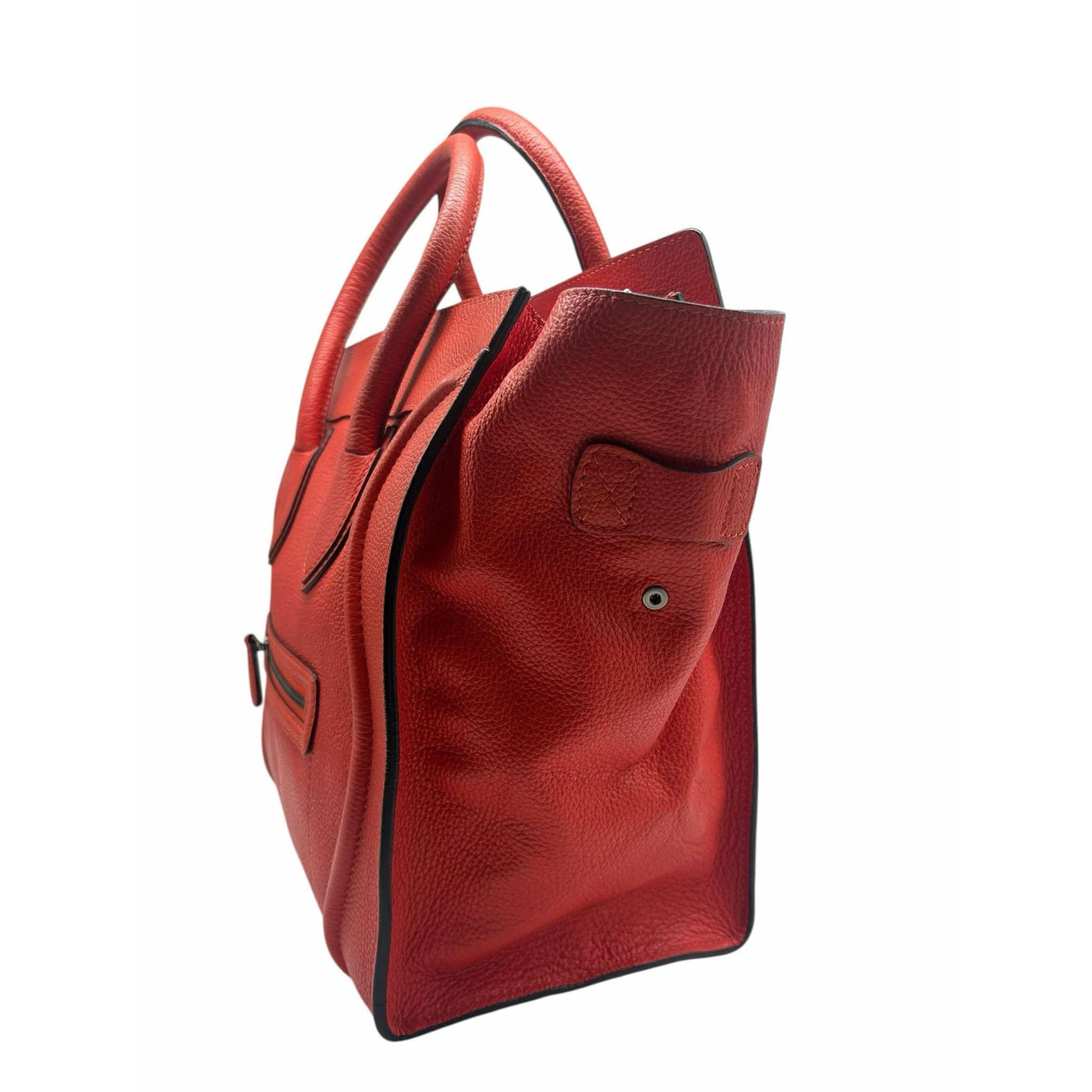 Bolso de mano Celine Nano en color rojo