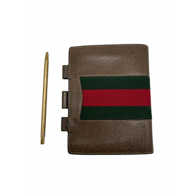 Pre Owned Authentic Gucci Flap Wallet & Agenda