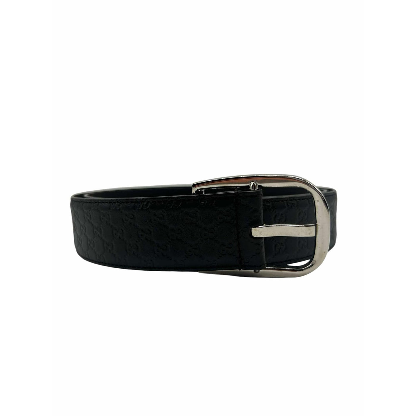 Gucci Black Leather Belt