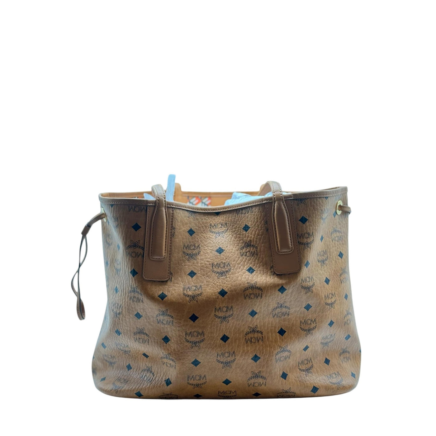 MCM Medium Tote Bag for Women in Brown - Perfect for Everyday Use