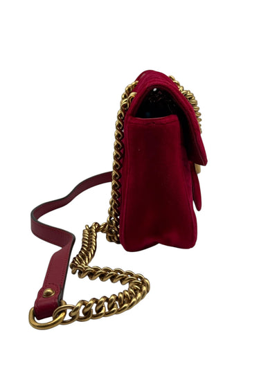 GUCCI 446744 Small Velvet Handbag