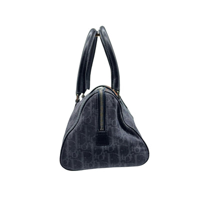 Bolso de mano de piel de mujer Christian Dior en color negro