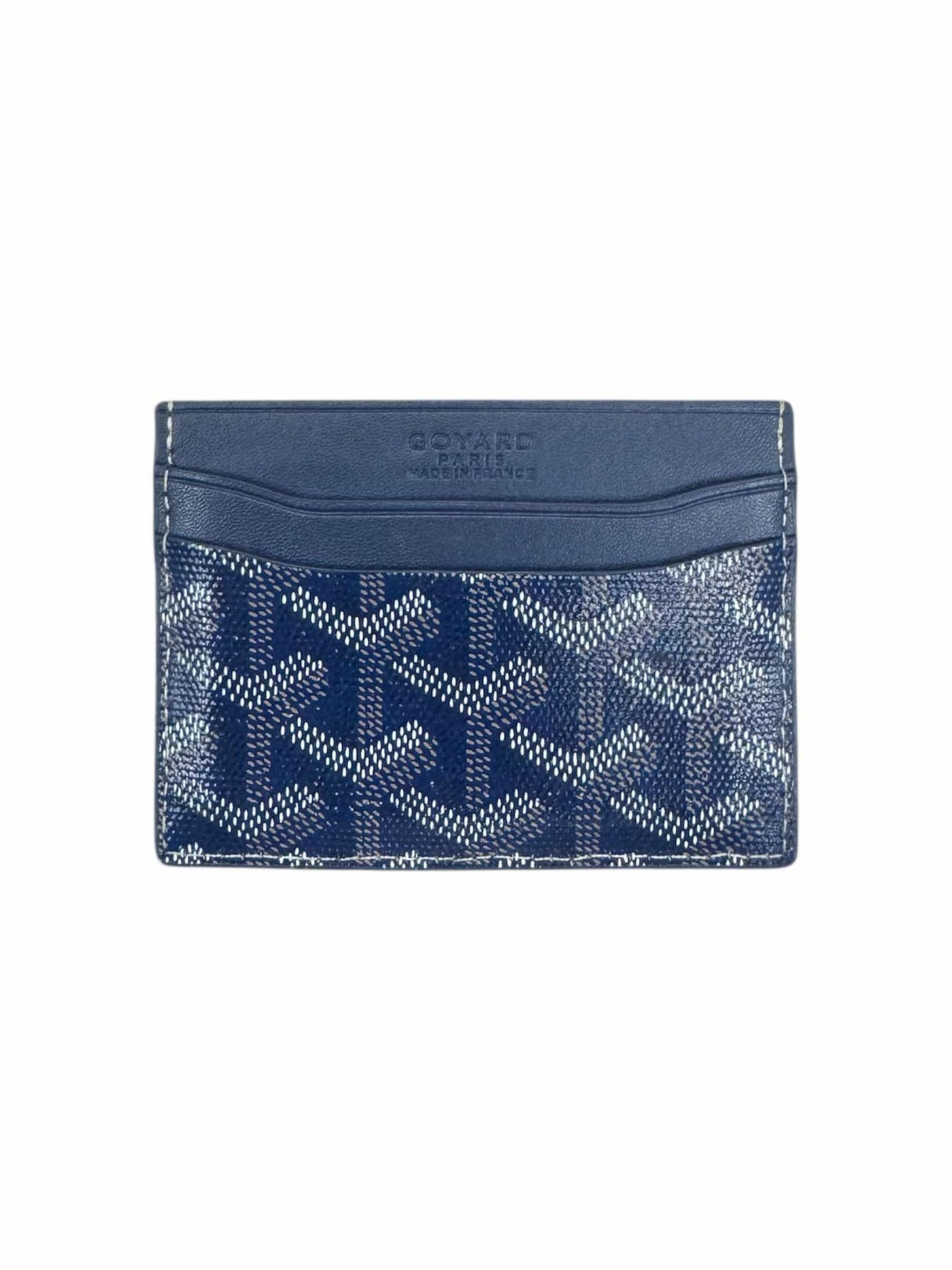 GOYARD Mini Cards Holder in Blue