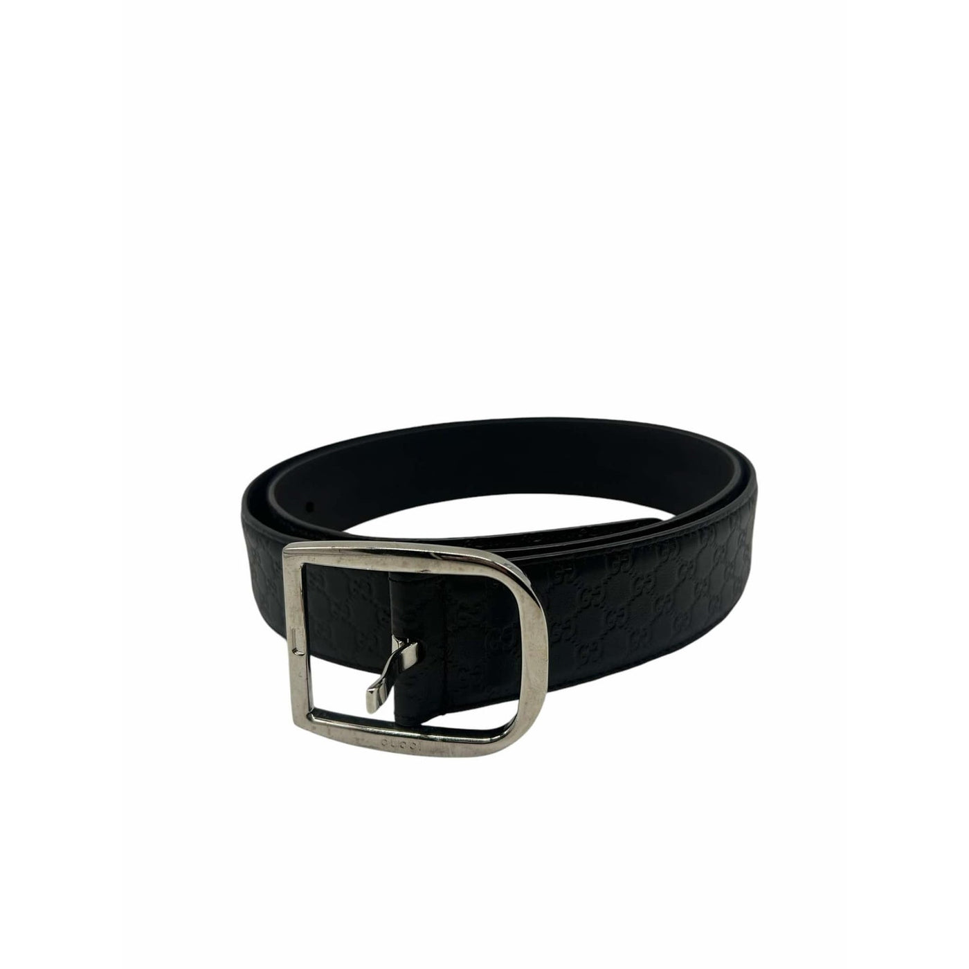 Gucci Black Leather Belt