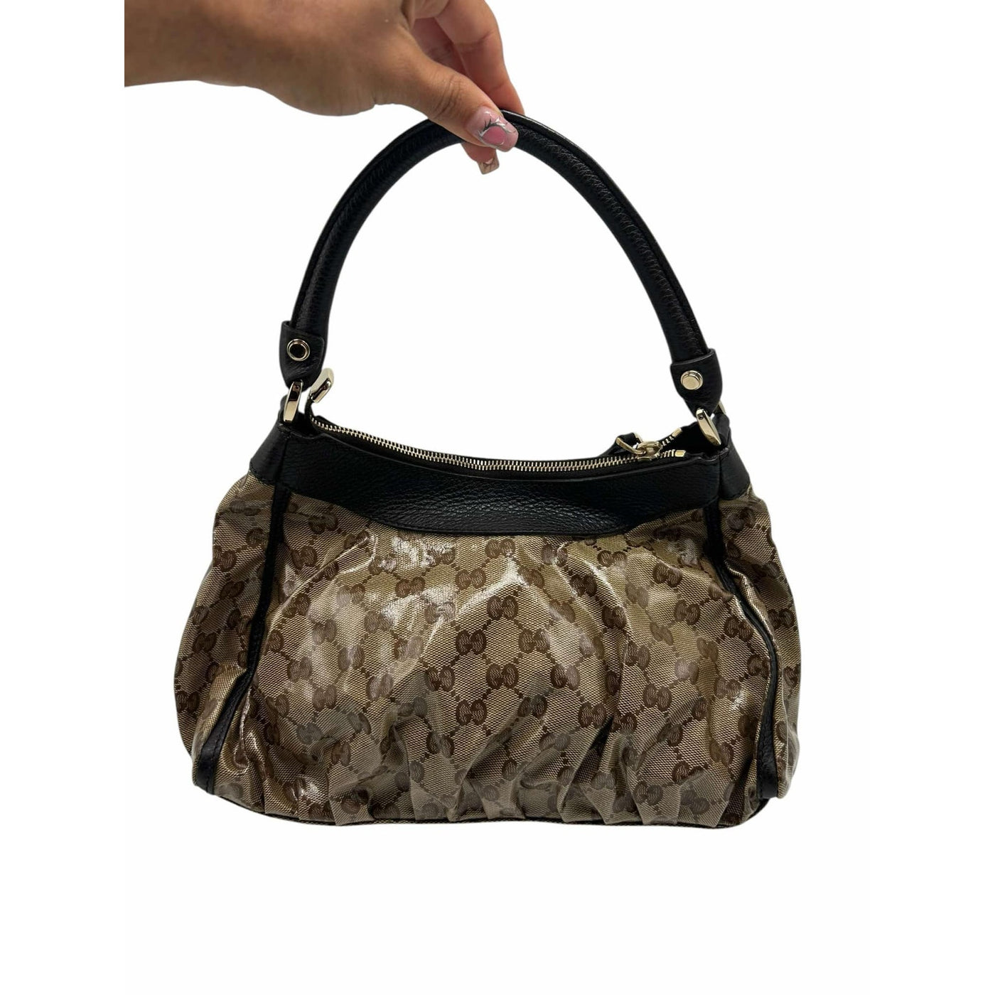 Bolso de hombro Gucci GG Crystal Abbey