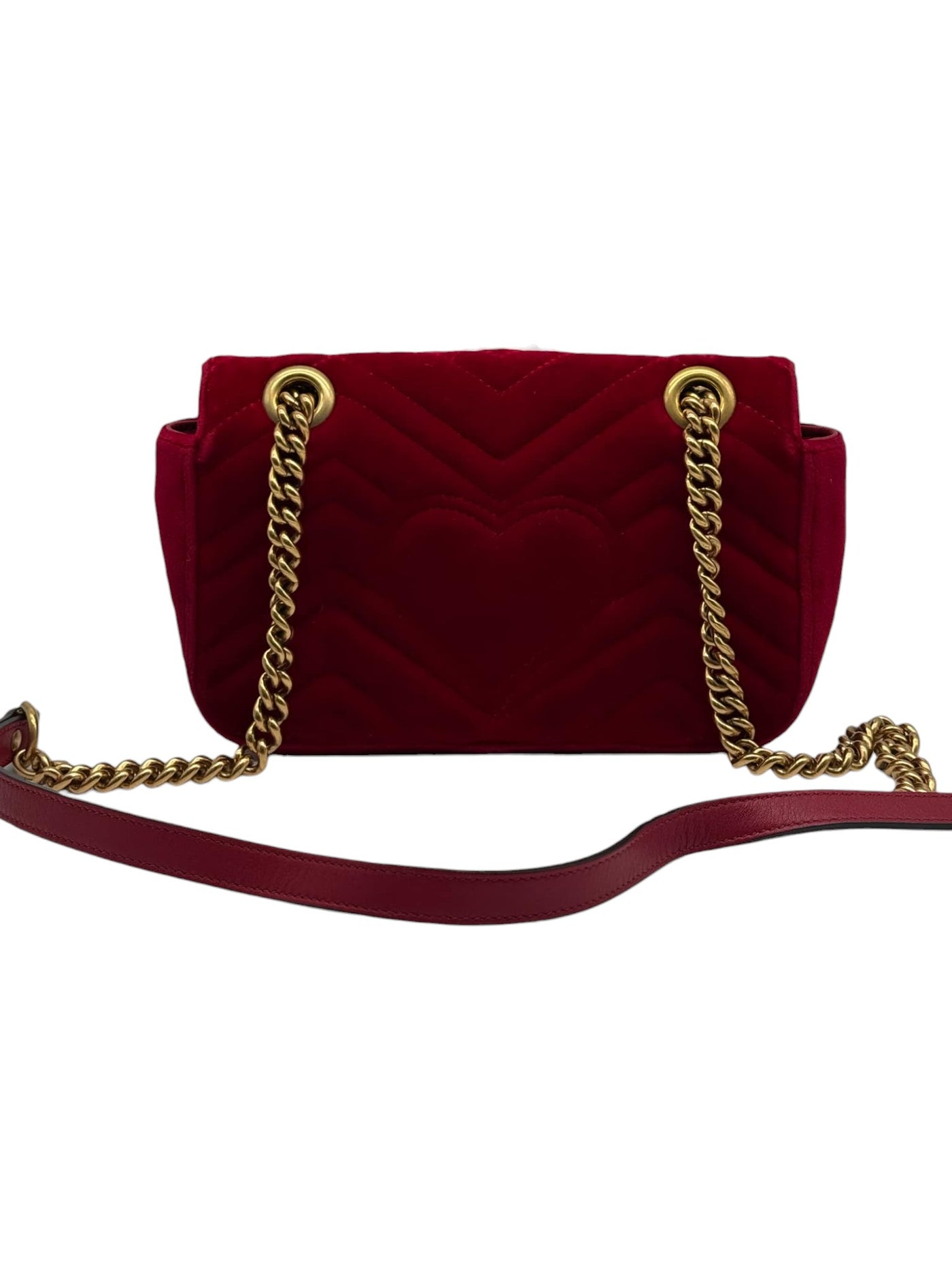 GUCCI 446744 Small Velvet Handbag