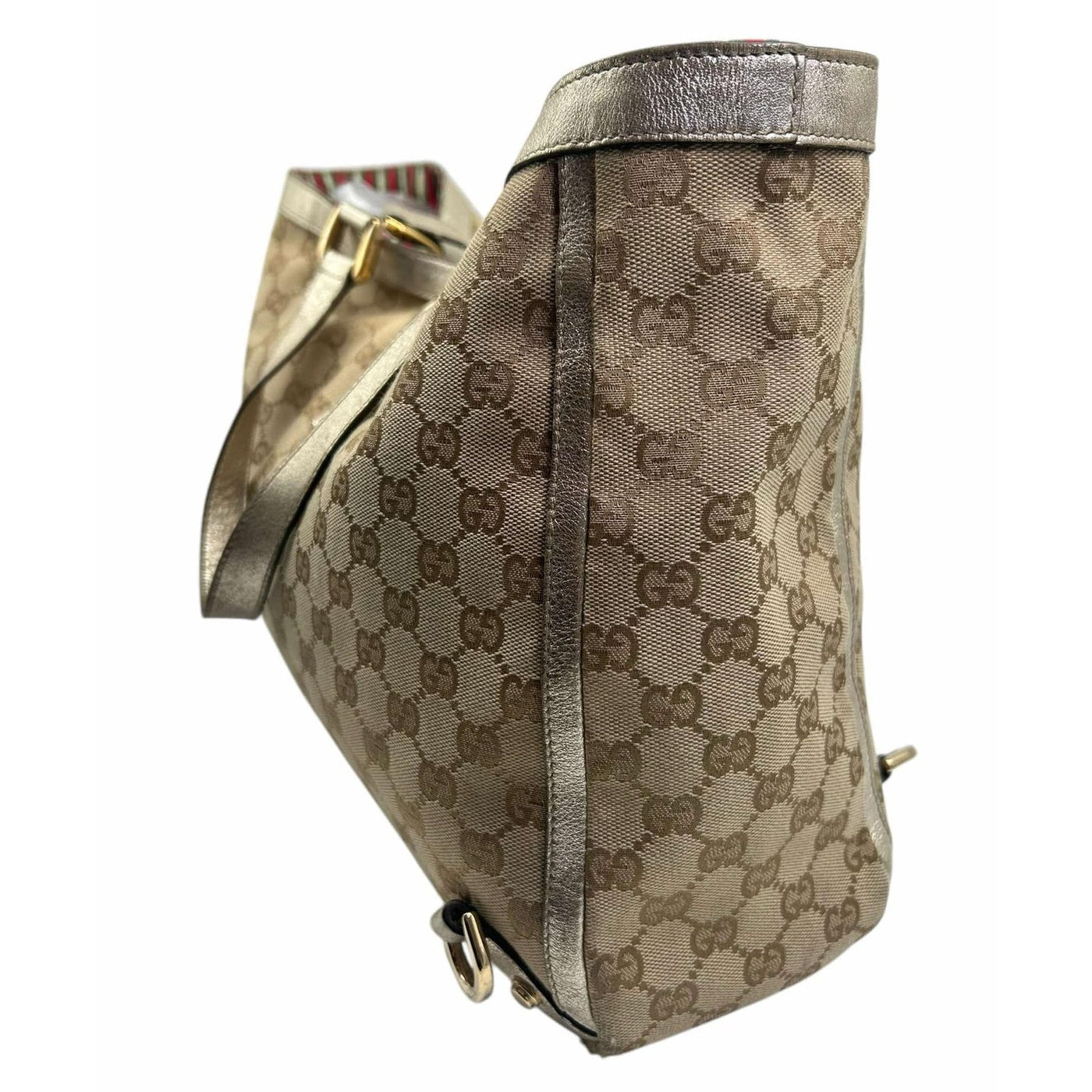 Bolso de hombro Gucci GG en marrón claro