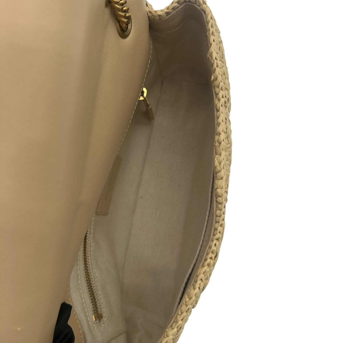 YSL Raffia Chain Handbag